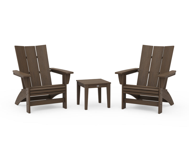 POLYWOOD® 3-Piece Modern Grand Adirondack Set