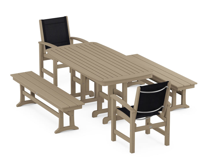POLYWOOD® Coastal 5-Piece Dining Set