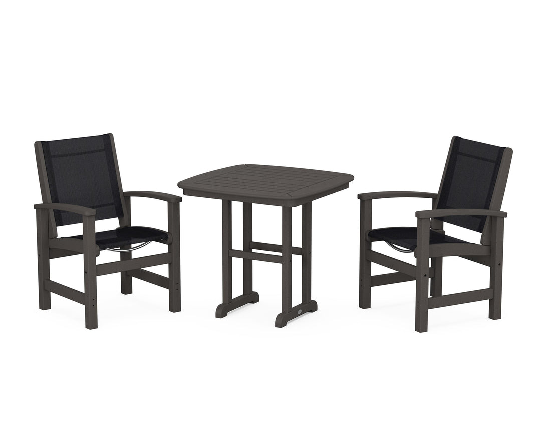 POLYWOOD® Coastal 3-Piece Dining Set