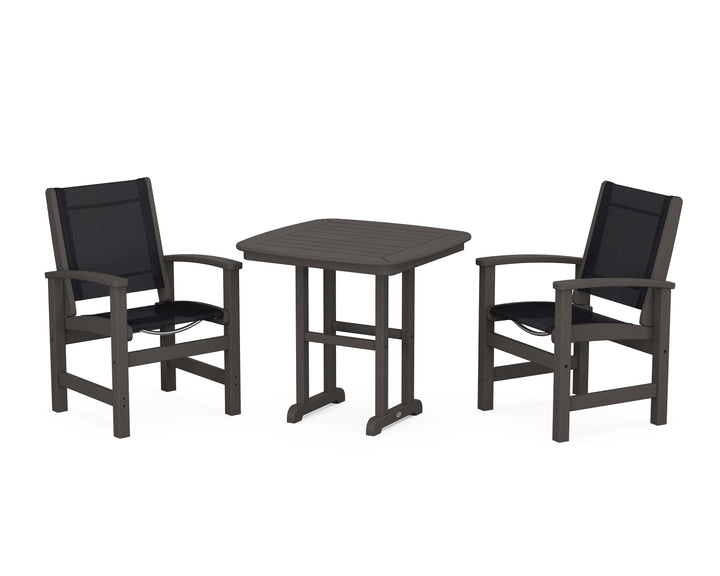 POLYWOOD® Coastal 3-Piece Dining Set