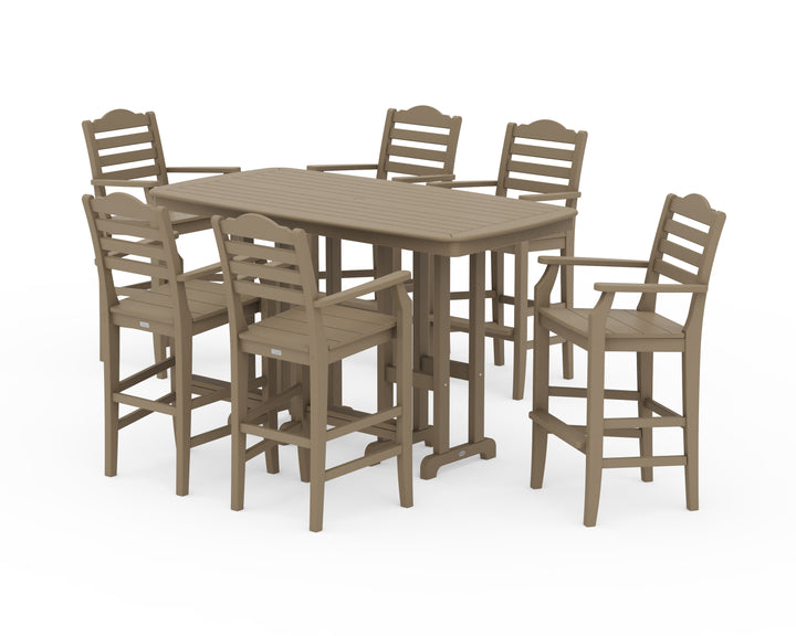 Draper James™ by  POLYWOOD® Savannah Arm Chair 7-Piece Bar Set