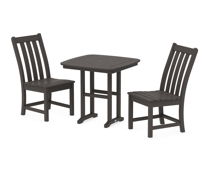 POLYWOOD® Vineyard Side Chair 3-Piece Dining Set