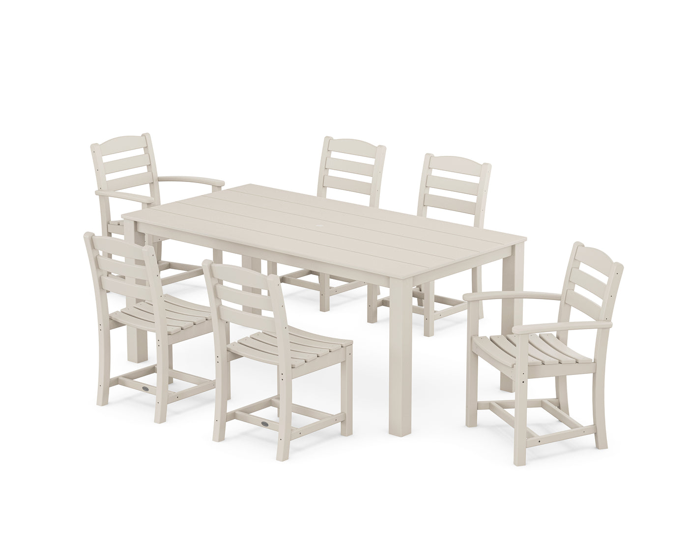 La Casa Cafe' 7-Piece Parsons Dining Set