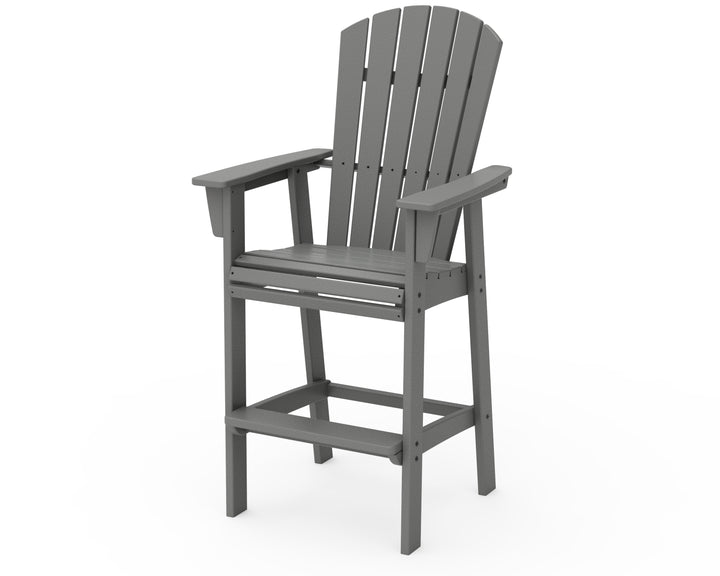 POLYWOOD® Nautical Curveback Adirondack Bar Chair