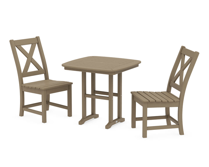 POLYWOOD® Braxton Side Chair 3-Piece Dining Set