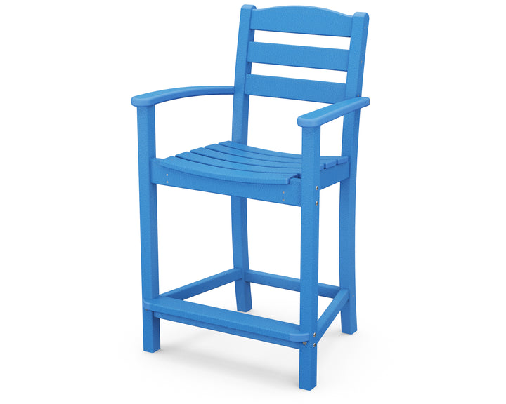 POLYWOOD® La Casa Café Counter Arm Chair