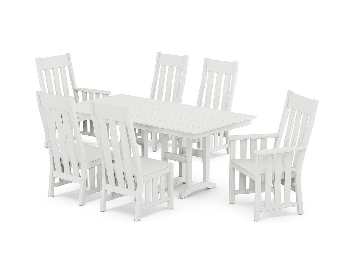 Martha Stewart by POLYWOOD® Acadia 7-Piece Farmhouse Dining Set