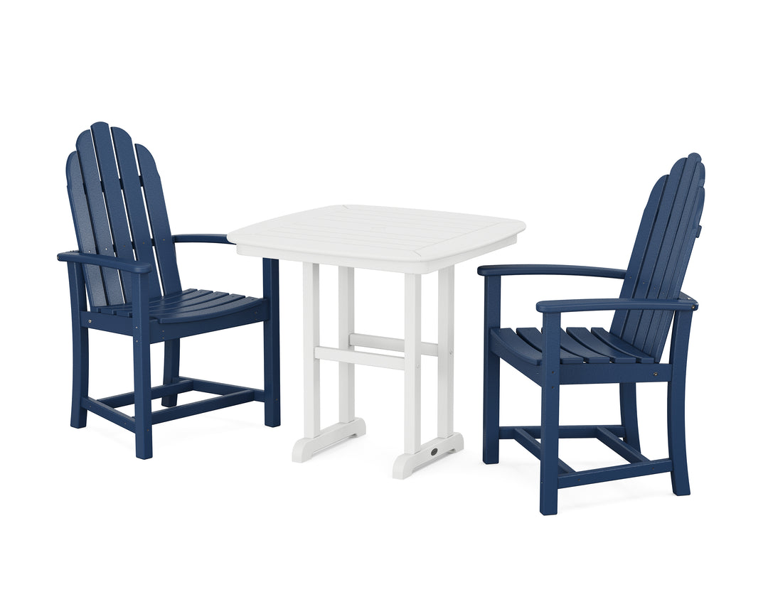 POLYWOOD® Classic Adirondack 3-Piece Dining Set