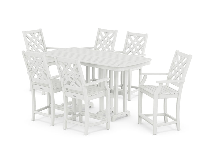 Country Living Wovendale Arm Chair 7-Piece Counter Set