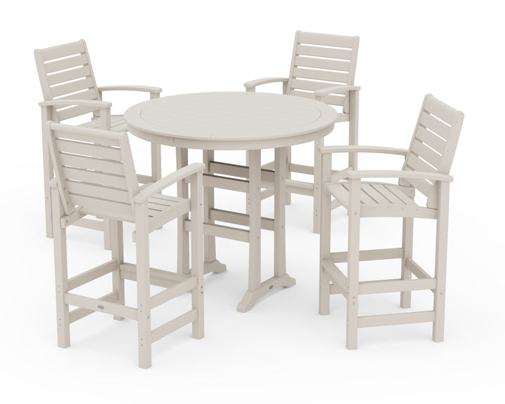POLYWOOD® 5 Piece Signature Bar Dining Set