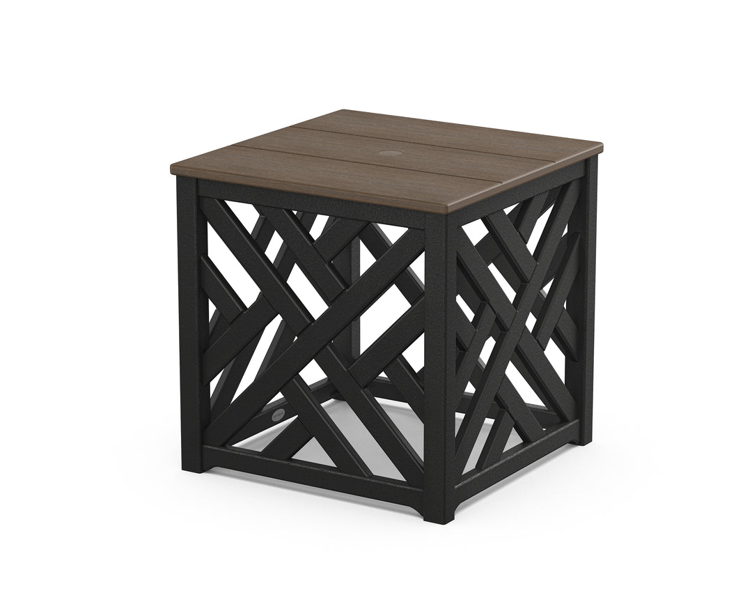 POLYWOOD® Chippendale Umbrella Stand Accent Table