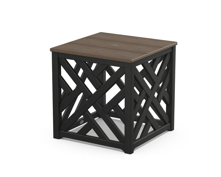 POLYWOOD® Chippendale Umbrella Stand Accent Table