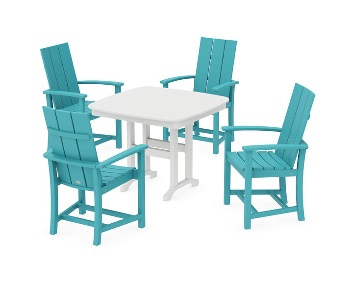 POLYWOOD® Modern Adirondack 5-Piece Dining Set