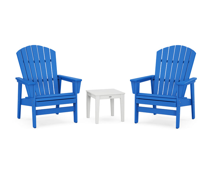 POLYWOOD® 3-Piece Nautical Grand Upright Adirondack Set