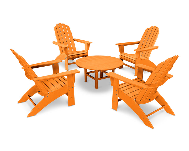 POLYWOOD® Vineyard 5-Piece Oversized Adirondack Set