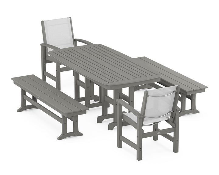 POLYWOOD® Coastal 5-Piece Dining Set