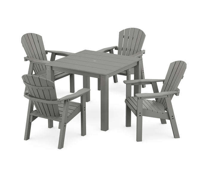 POLYWOOD® Seashell Coast 5-Piece Parsons Dining Set
