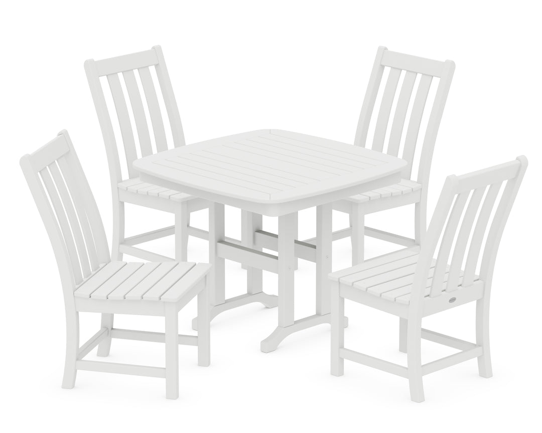 POLYWOOD® Vineyard 5-Piece Side Chair Dining Set