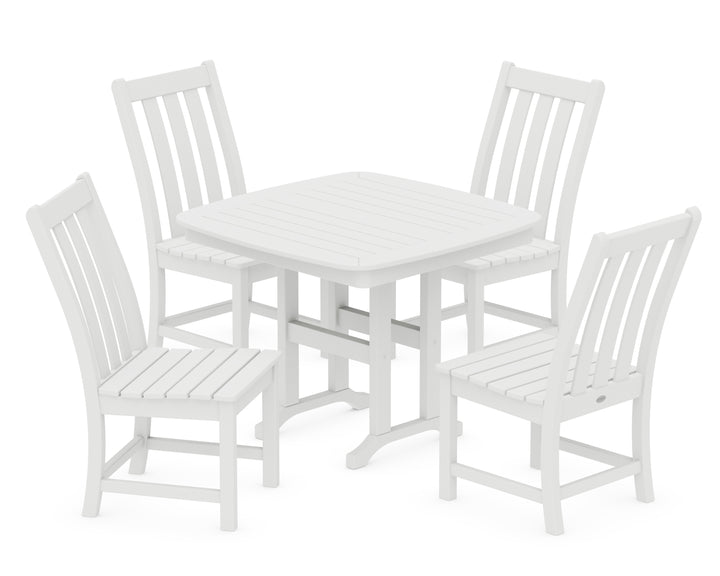 POLYWOOD® Vineyard 5-Piece Side Chair Dining Set