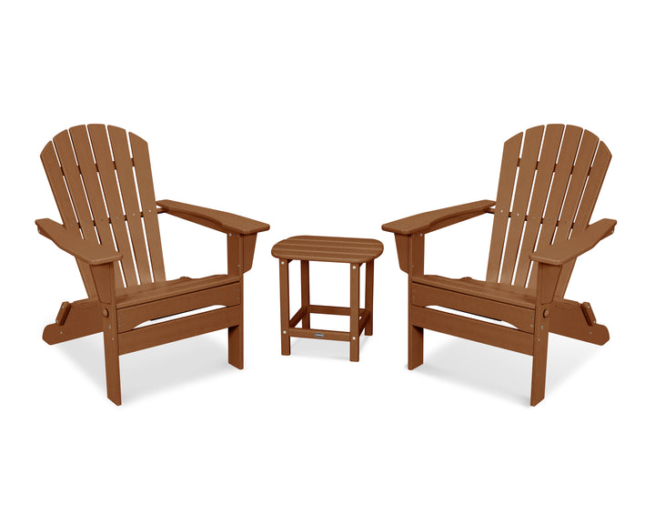 POLYWOOD® South Beach 3-Piece Folding Adirondack Set
