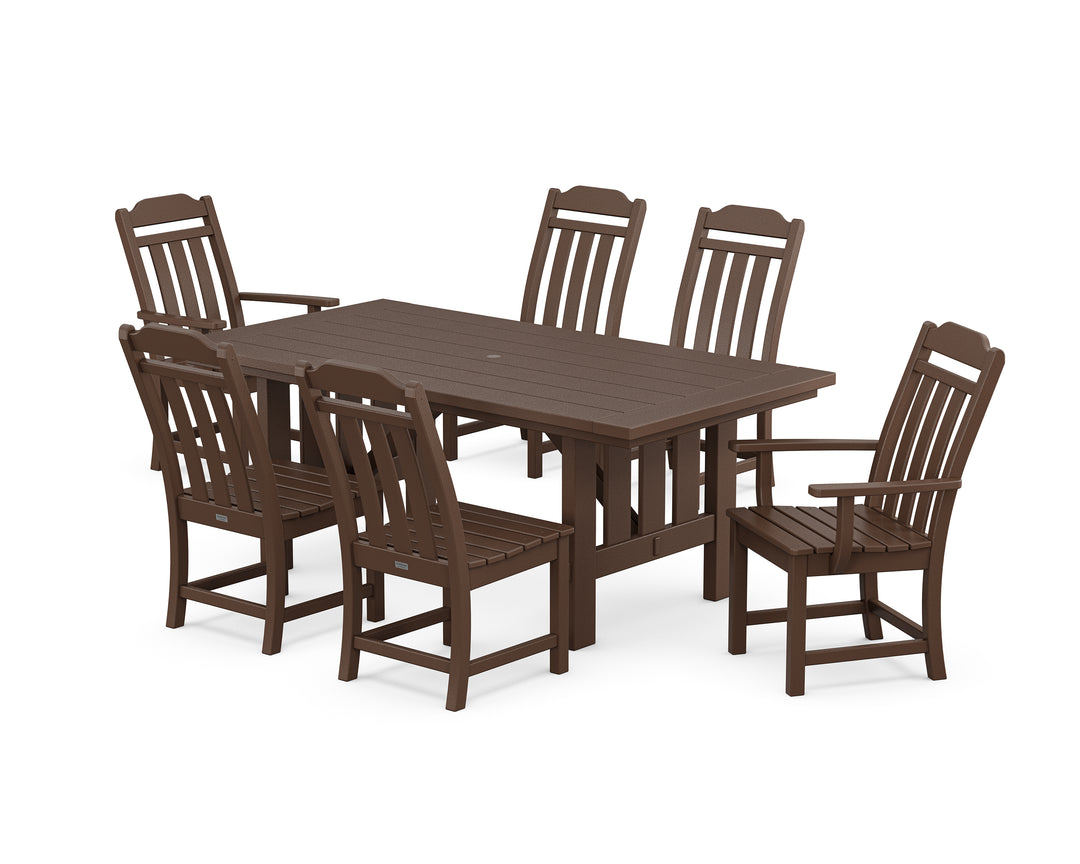 POLYWOOD® Cottage 7-Piece Dining Set with Mission Table