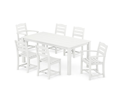 La Casa Cafe' 7-Piece Parsons Dining Set