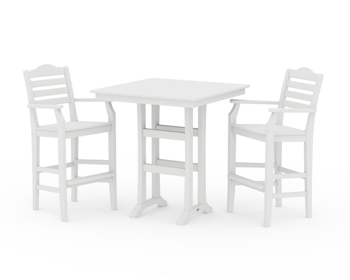 Draper James™ by  POLYWOOD® Savannah 3-Piece Farmhouse Bar Set with Trestle Legs