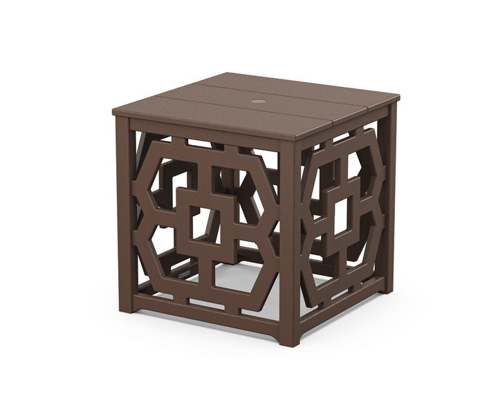 Martha Stewart by POLYWOOD® Chinoiserie Umbrella Stand Accent Table