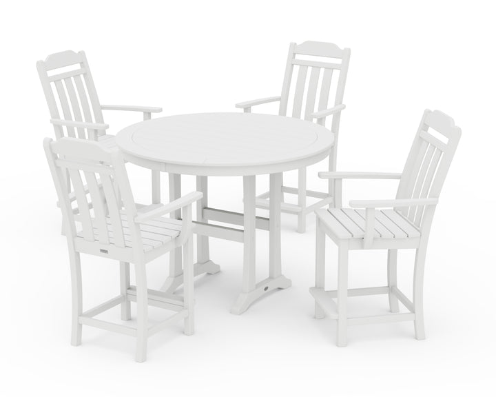 Country Living Cottage 5-Piece Round Counter Set