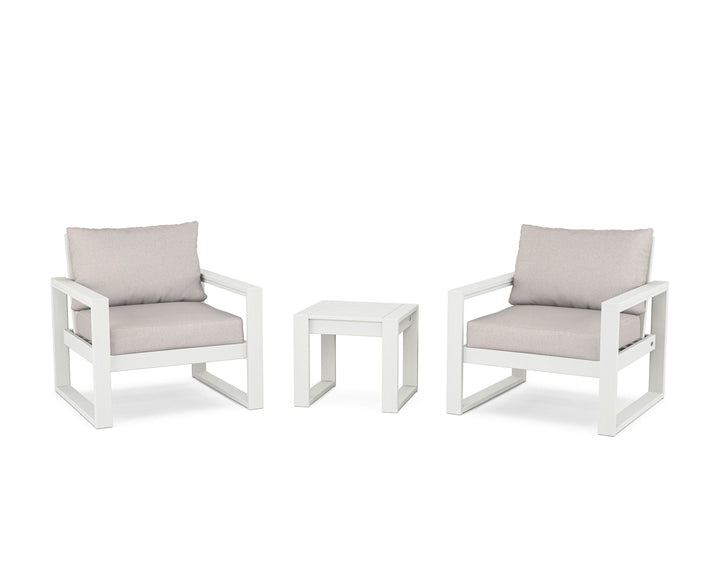 POLYWOOD® EDGE Sectional 3-Piece Deep Seating Set