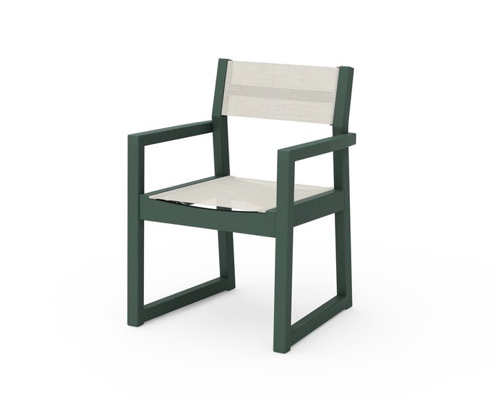 POLYWOOD® EDGE Sling Dining Arm Chair