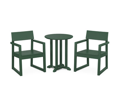 EDGE 3-Piece Round Bistro Dining Set