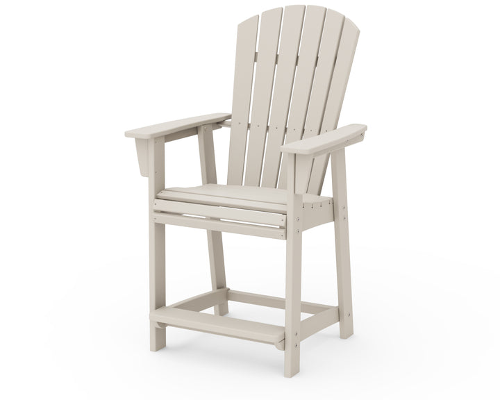 POLYWOOD® Nautical Curveback Adirondack Counter Chair