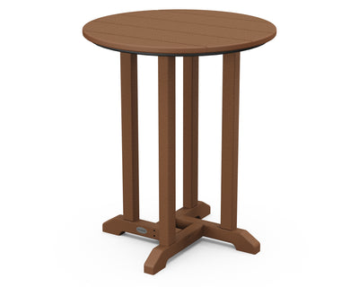 24" Round Farmhouse Bistro Table