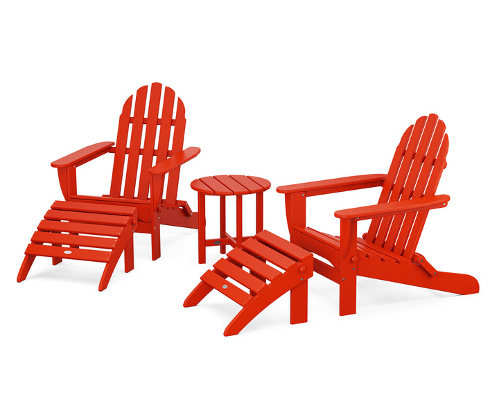 POLYWOOD® Classic Adirondack 5-Piece Casual Set