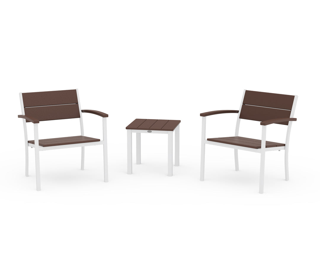 POLYWOOD® Main Street 3-Piece Lounge Chair Set