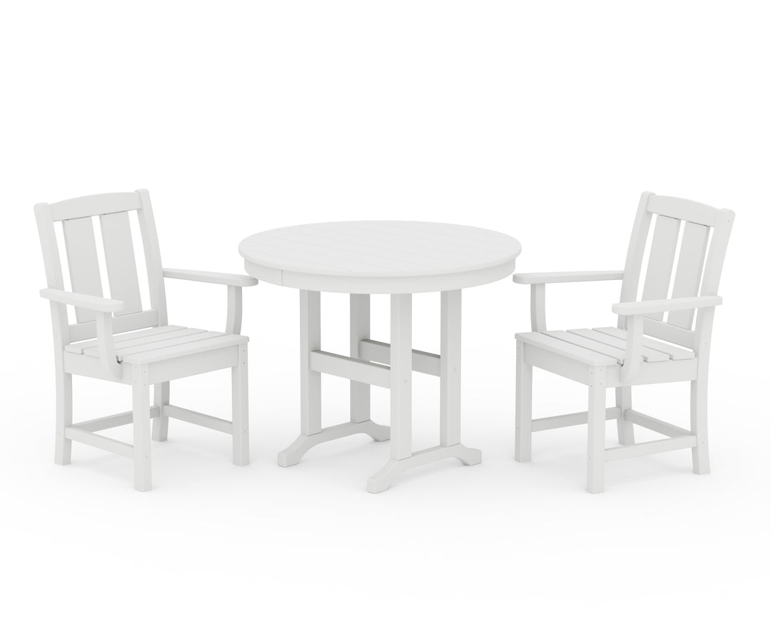 POLYWOOD® Mission 3-Piece Farmhouse Dining Set