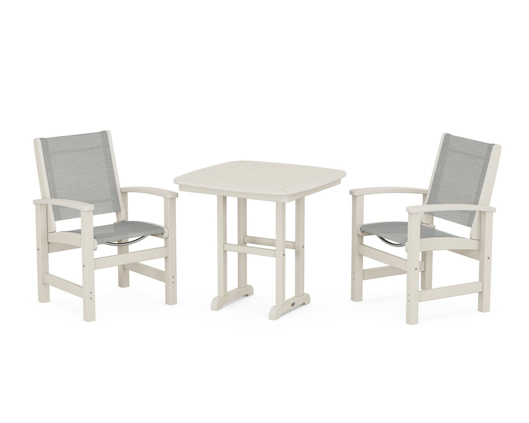 POLYWOOD® Coastal 3-Piece Dining Set