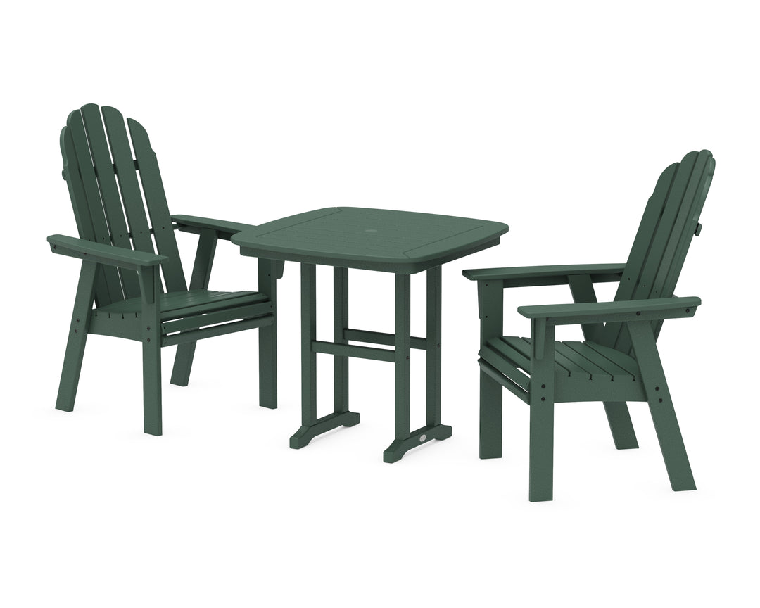 POLYWOOD® Vineyard Adirondack 3-Piece Dining Set