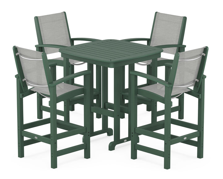 POLYWOOD® Coastal 5-Piece Bar Set