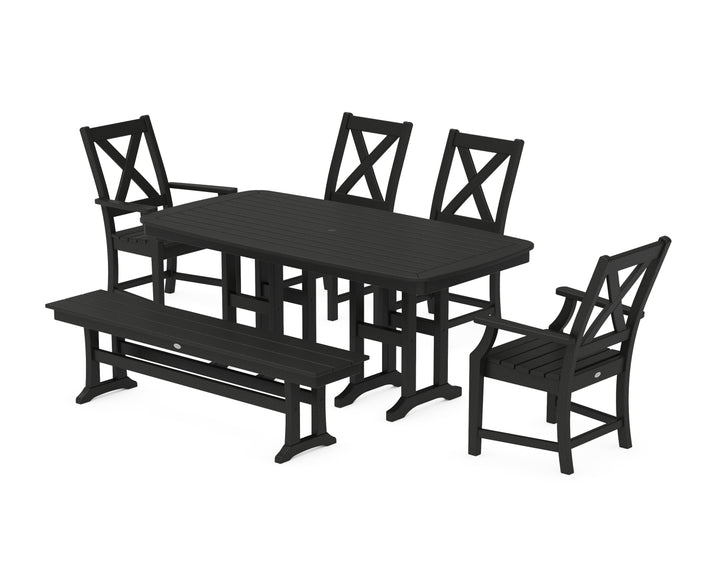 POLYWOOD® Braxton 6-Piece Dining Set with Bench