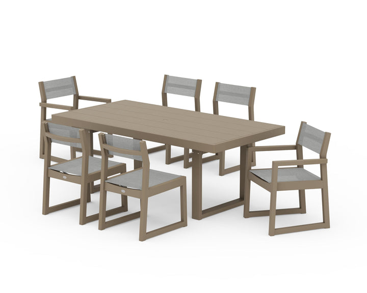 POLYWOOD® EDGE Sling 7-Piece Dining Set