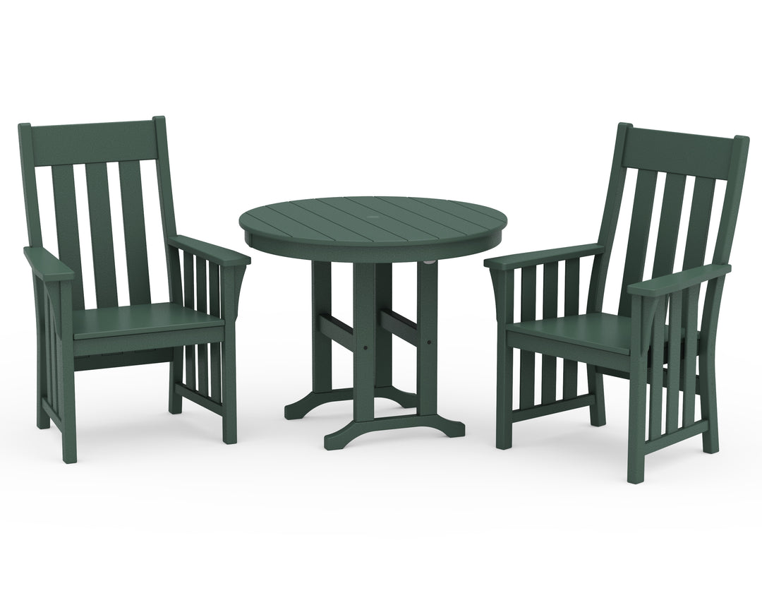 Martha Stewart by POLYWOOD® Acadia 3-Piece Farmhouse Dining Set