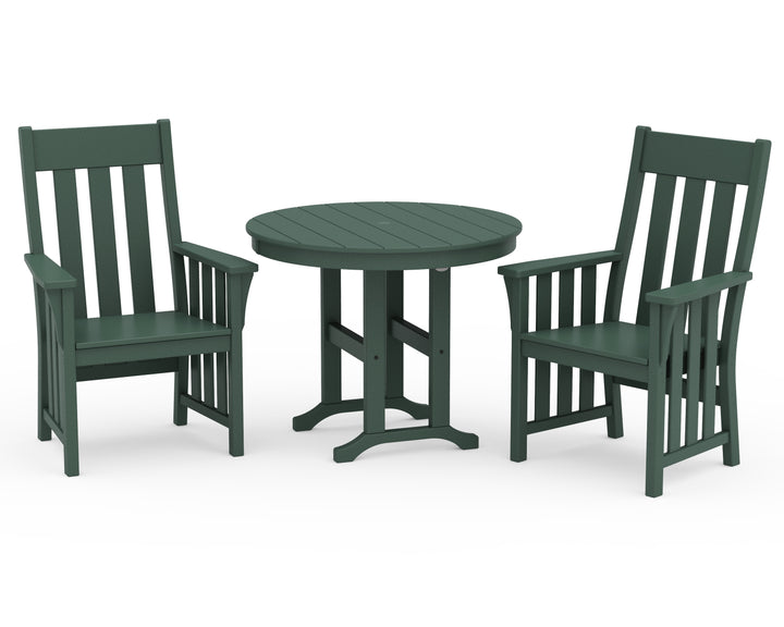 Martha Stewart by POLYWOOD® Acadia 3-Piece Farmhouse Dining Set