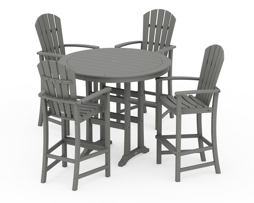 POLYWOOD® Palm Coast 5-Piece Round Bar Set