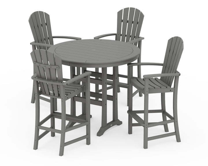 POLYWOOD® Palm Coast 5-Piece Round Bar Set