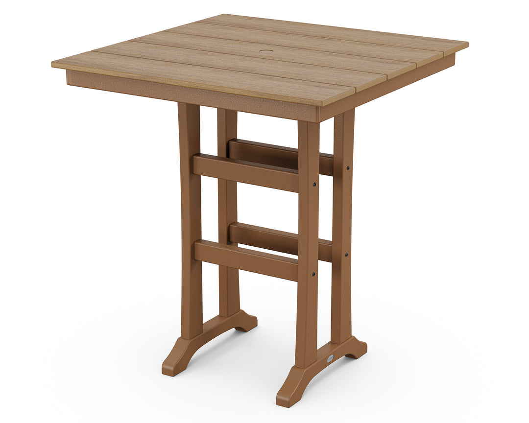 POLYWOOD® Farmhouse Trestle 37" Bar Table