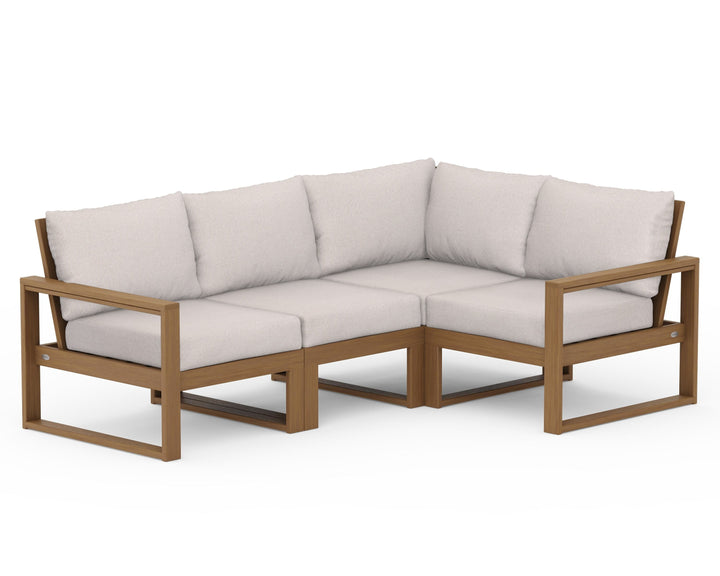 POLYWOOD® EDGE 4-Piece Modular Deep Seating Set