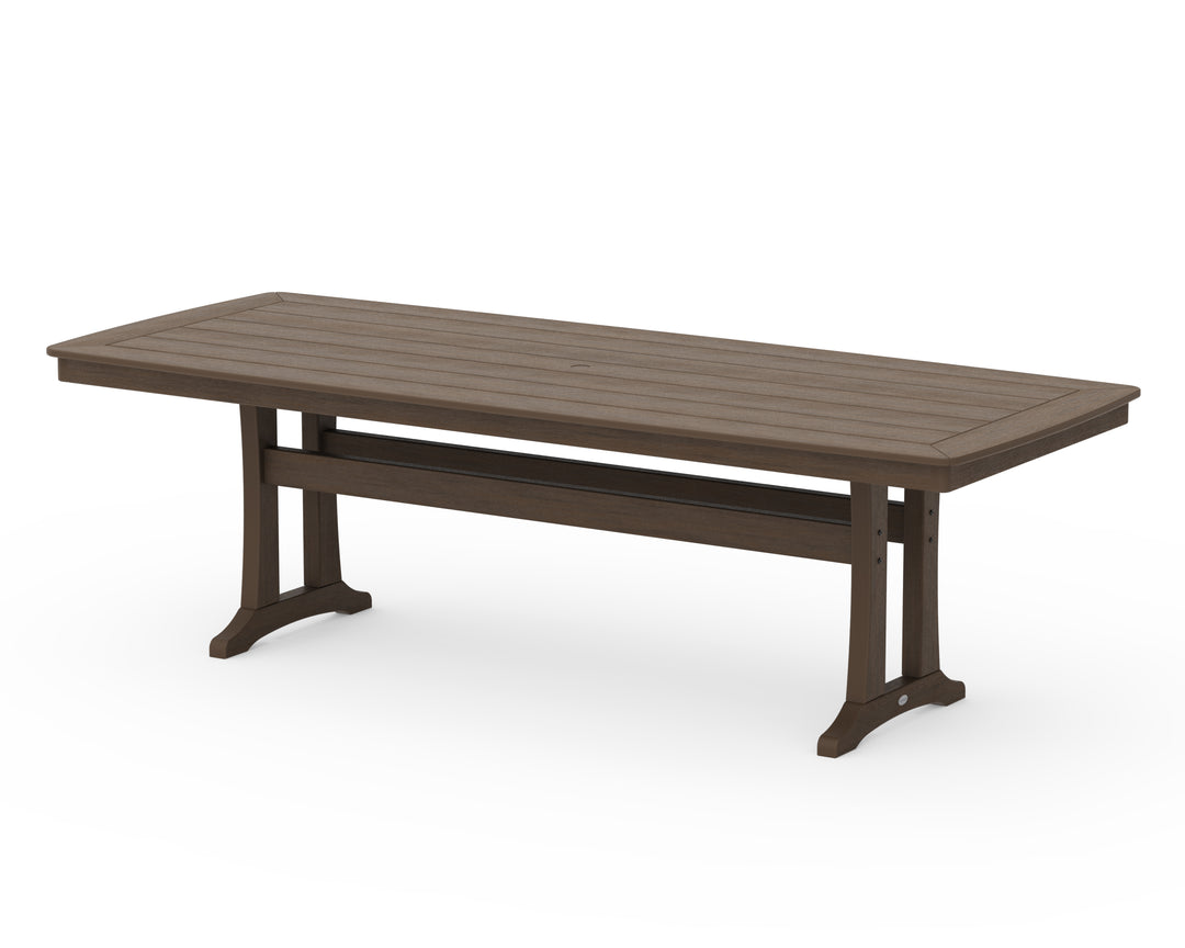 POLYWOOD® Nautical Trestle 39" x 97" Dining Table