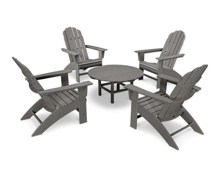 POLYWOOD® Vineyard 5-Piece Oversized Adirondack Set